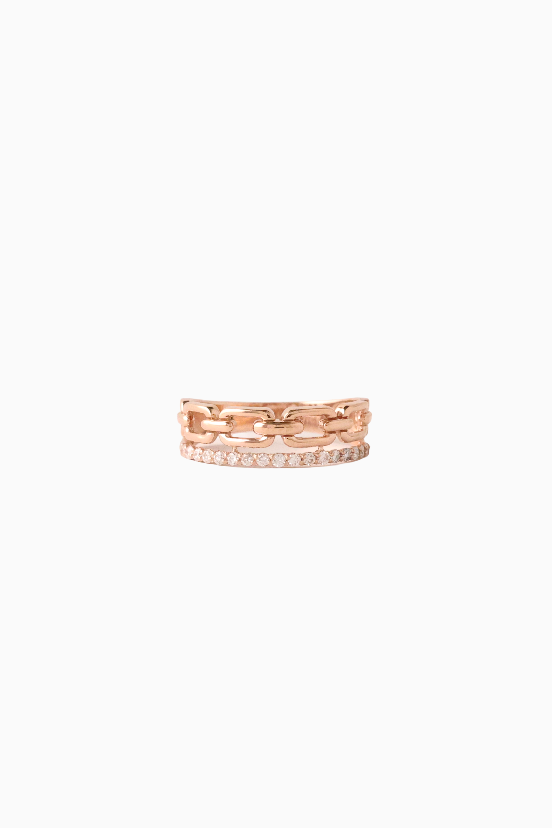Diamond Link Ring