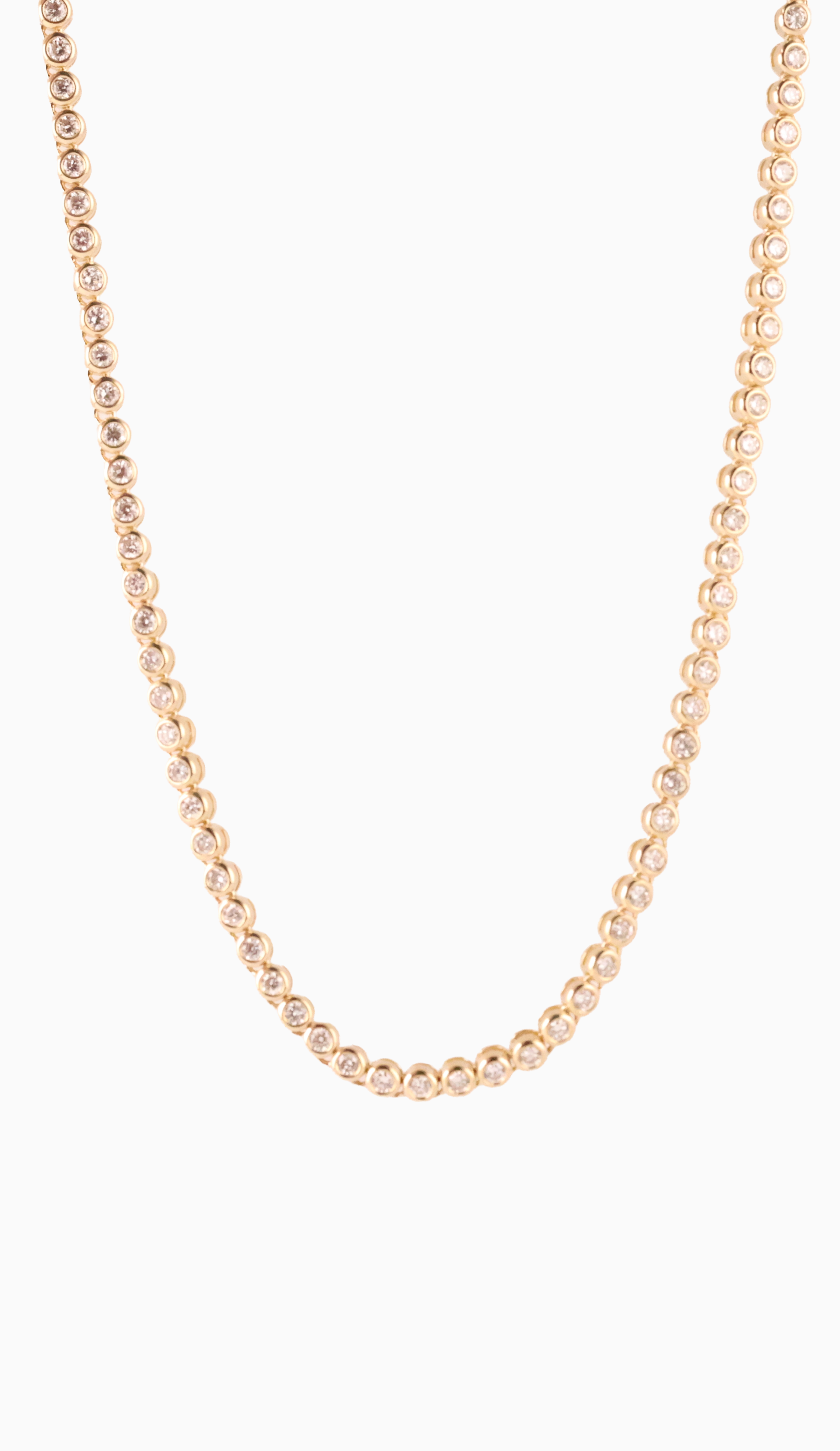 Lucera Round Tennis Necklace
