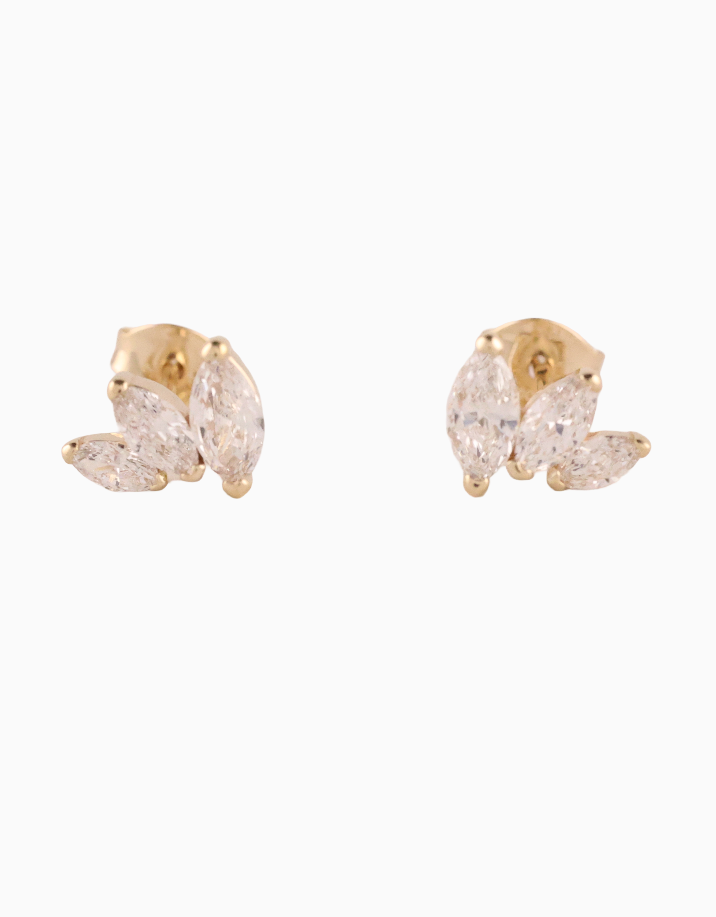 Marquise Semi-Crescent Earrings
