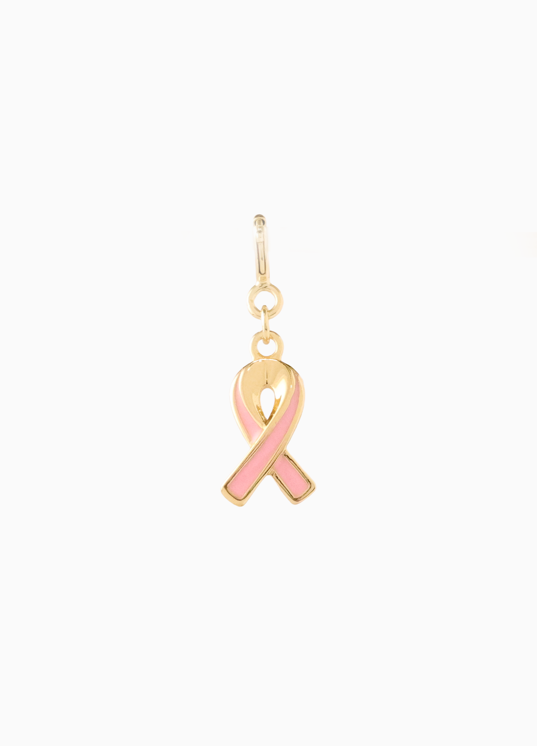 Pink Ribbon Charm
