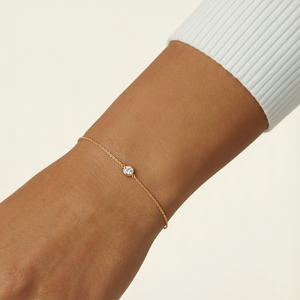 Diamond Stud Bracelet