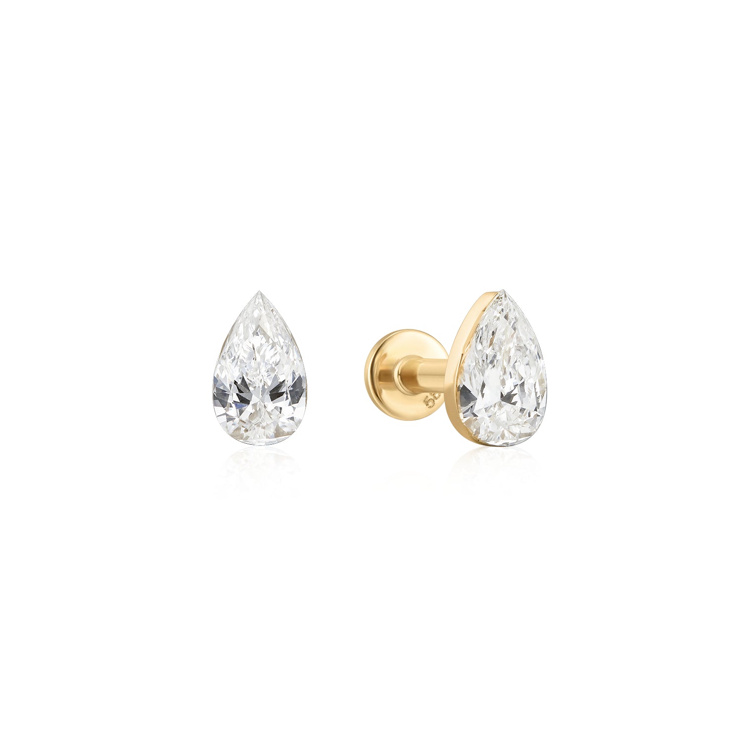 Pear Studs